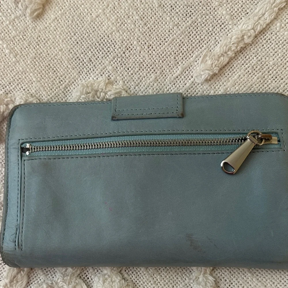 HOBO Classic Blue Wallet - Picture 2 of 4